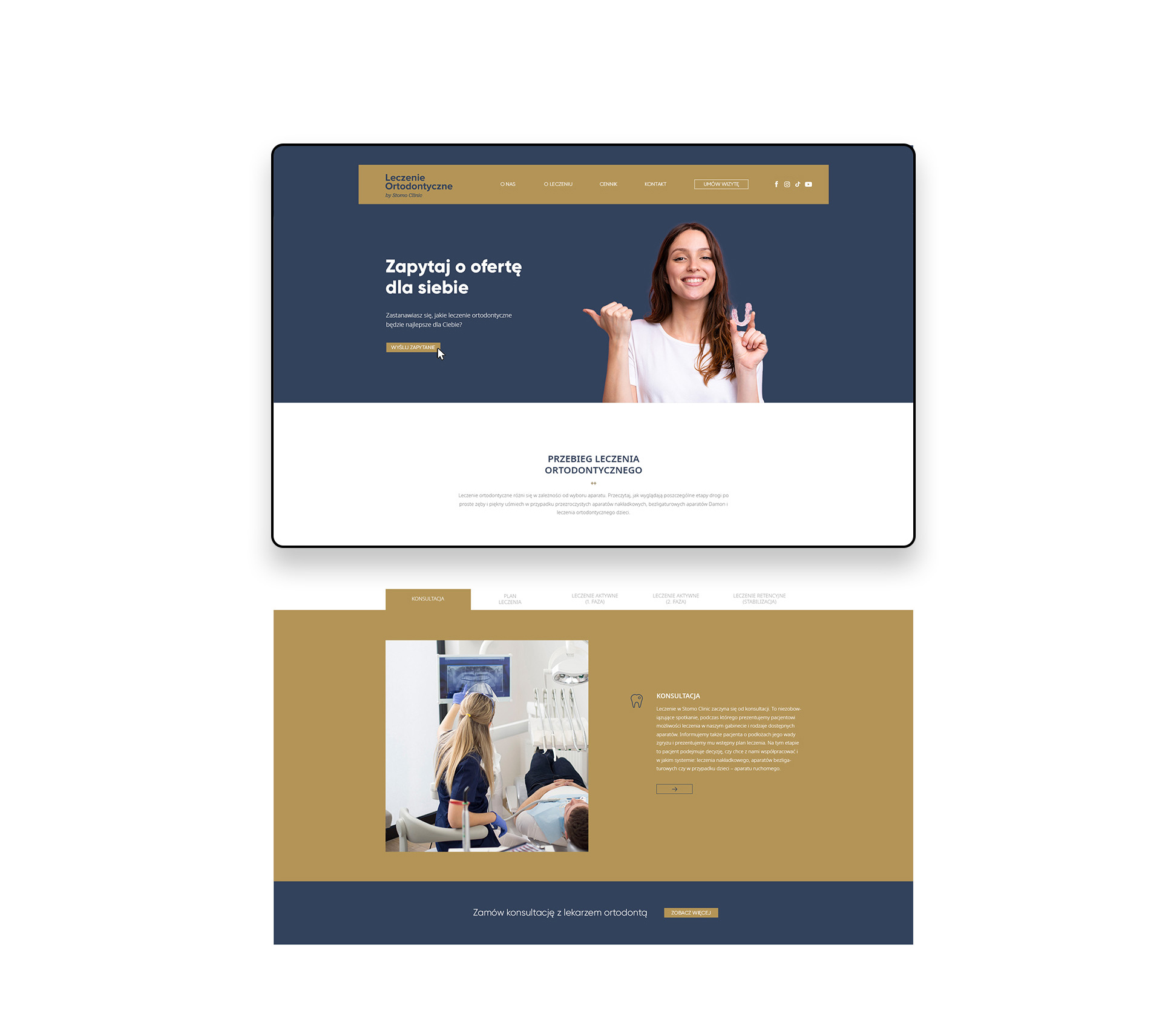 strona internetowa gabinet stomatologiczny