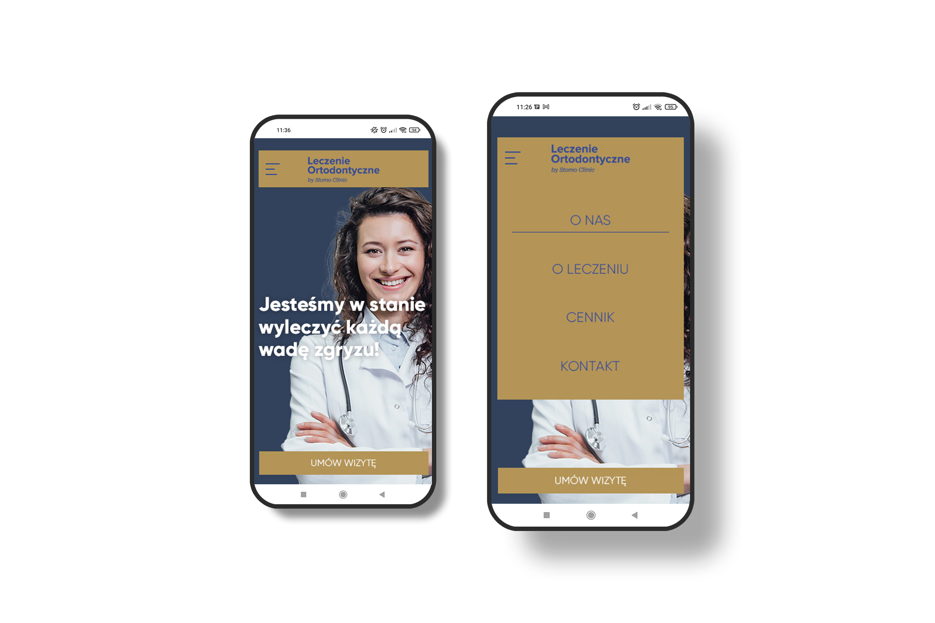 strona internetowa gabinet stomatologiczny